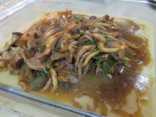 Filé mignon ao molho de shitake