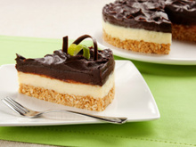 Torta de limão com ganache de chocolate