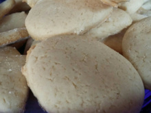 Bolachas de leite condensado