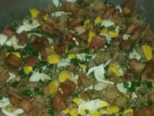 Farofa de feijão andu