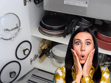 Esse é o melhor jeito de guardar as suas panelas com tampa: fica organizado e economiza espaço