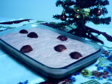 Sobremesa de morango com chocolate