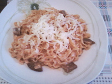 Miojo talharim cremoso