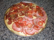 Massa de pizza rápida e fácil