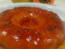 Pudim de mamão