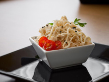 Risoto de frango e queijo