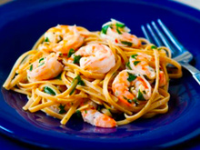 Camarão na manteiga