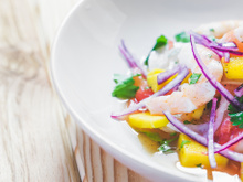 Ceviche de kani fácil