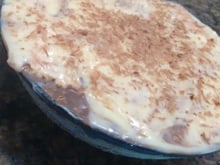 Pavê de chocolate com biscoito maizena