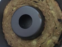 Bolo de banana com amendoim