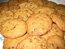 Cookies com gotas de chocolate