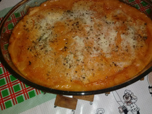 Peixe gratinado simples