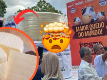 O maior queijo do mundo é brasileiro, de Minas Gerais, e você não vai acreditar no tamanho (e na quantidade de leite que foi usada)