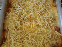 Escondidinho de salsicha