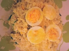 Risoto de bacalhau prático