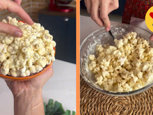 Pipoca doce de leite em pó é aquele lanche que te abraça numa tarde triste; veja como fazer