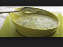 Sopa light de alface