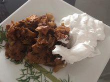 Apple Crumble ou Farofa Francesa de Maçã