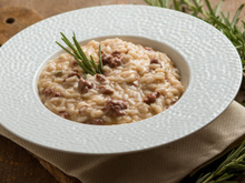 Risoto de carne simples
