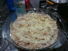 Macarrão com atum e creme de leite rápido