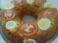 Cuscuz à paulista de linguiça calabresa