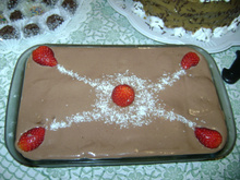 Torta de biscoito de chocolate