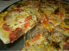 Massa de pizza de micro-ondas