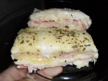 Sanduíche gratinado