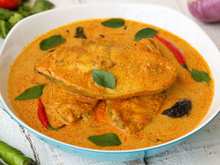 Peixe de coco prático rápido e fácil