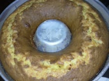 Bolo de cenoura na batedeira