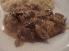 Filé ao funghi e mostarda dijon