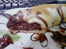 Rocambole de Nutella do Zé