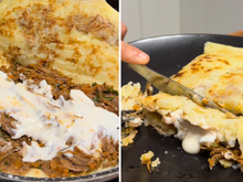 Essa panqueca de batata é a prova de que dá pra comer bem sem abrir mão do sabor