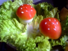 Ovos recheados com atum