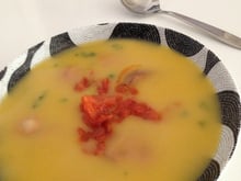 Sopa creme de mandioquinha