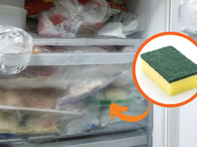 Coloquei uma esponja de cozinha no congelador e não conseguia parar de pensar que...