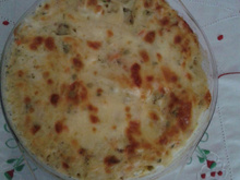 Macarrão ao molho branco carnavalesco