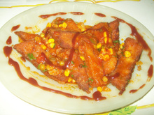 Empanado de frango ao molho à la Rafa