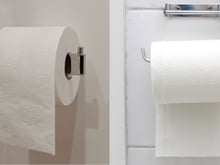 Colocar o papel higiênico para a frente ou para trás: qual é a posição correta e por que é recomendado fazê-lo apenas desta forma?