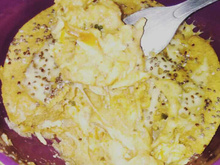 Torta fit de micro-ondas da Cacá