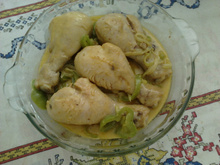 Frango ao leite de coco