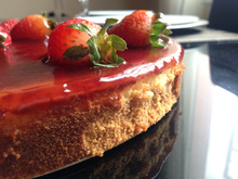 Cheesecake de morango