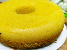 Bolo cremoso de fubá