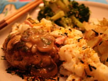 Tofu Hamburger - Hamburger Japonês (tofu han-begu)