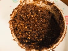 Bolo de caneca fit com aveia
