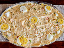 Maionese de legumes para churrasco