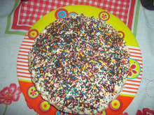 Bolo gelado de maçã