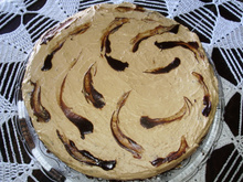 Bolo de chocolate e café