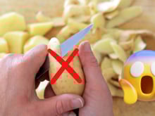 Ficou muito fácil descascar batata com esse truque simples e genial: não acredito que levei 23 anos para descobrir