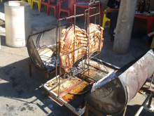 Costela no fogo de chão